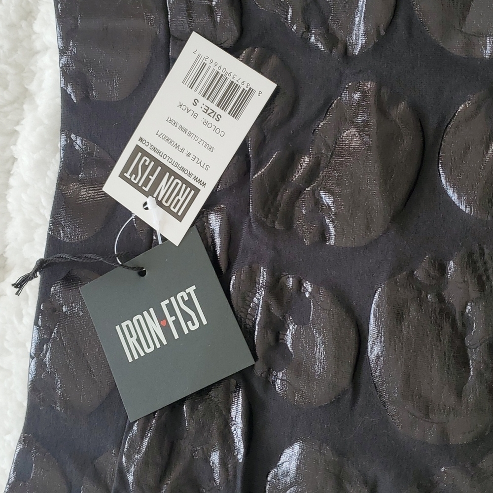 13. Iron Fist Skullz Club Mini Skirt - Picture 4 of 8